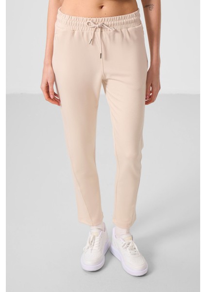 Bej Yumuşak Dokulu Gizli Fermuarlı Dar Paça Kadın Pantolon - 94668 fiyatları