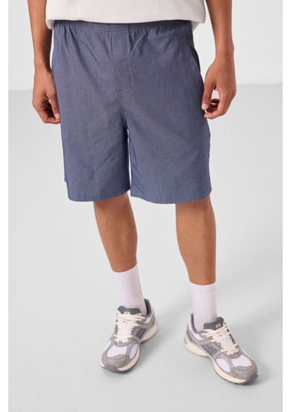 Kot Lacivert Standart Fit Dokuma Hafif Esnek Chino Erkek Şort - 81292 indirimleri
