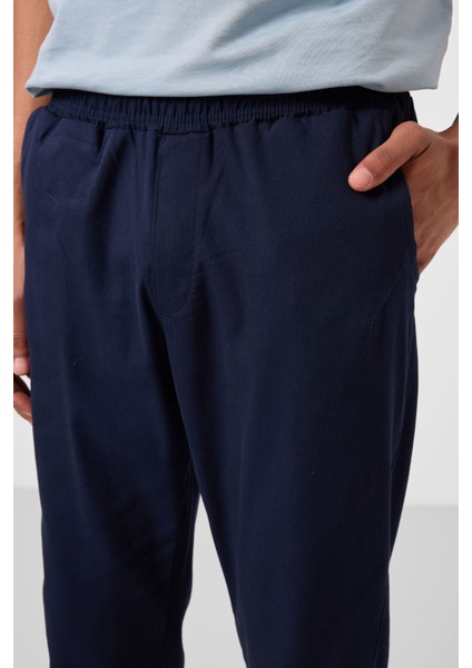 Lacivert Standart Fit Dokuma Hafif Esnek Chino Erkek Pantolon - 82177 fırsatları