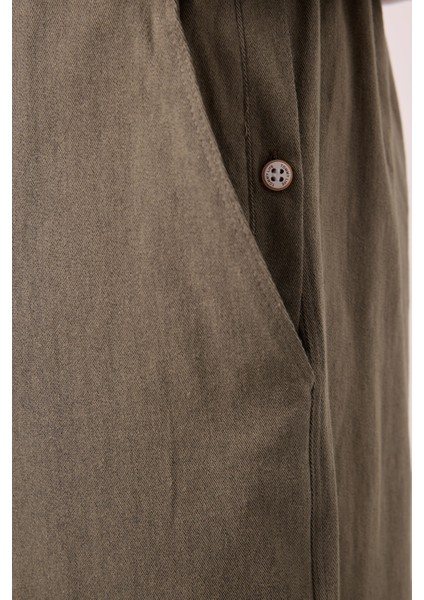 Camel Standart Fit Dokuma Hafif Esnek Chino Erkek Şort - 81291 indirimleri