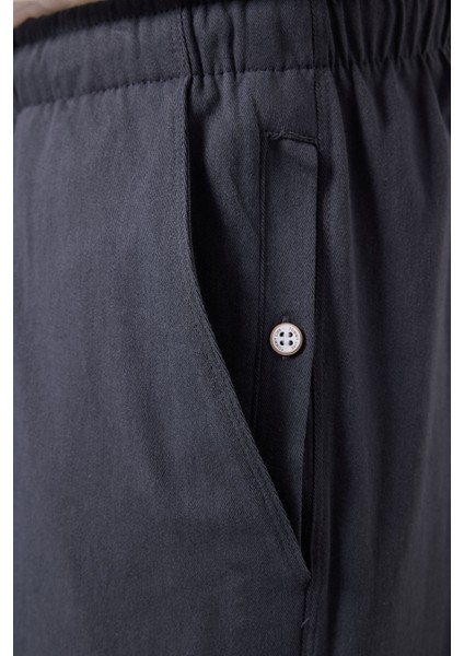 Gri Standart Fit Dokuma Hafif Esnek Chino Erkek Şort - 81291 fırsatları