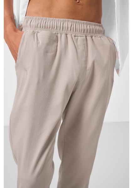 Taş Standart Fit Dokuma Hafif Esnek Chino Erkek Pantolon - 82177 fırsatları