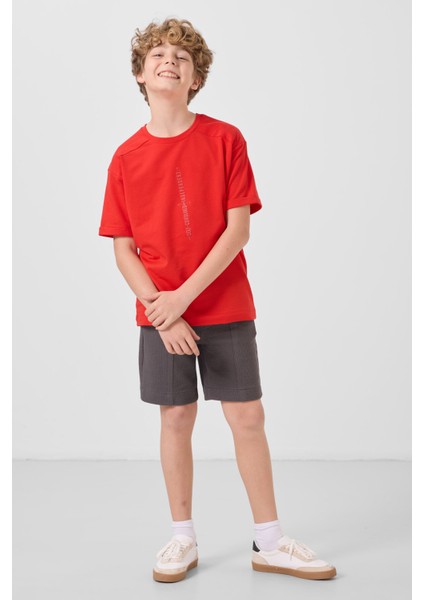 Fiesta Pamuklu Yumuşak Dokulu Oversize Baskılı Erkek Çocuk T-Shirt - 11301 fiyatları