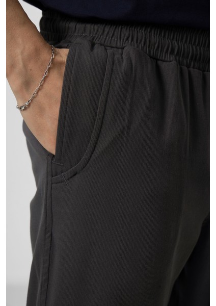 Antrasit Standart Fit Dokuma Hafif Esnek Chino Erkek Pantolon - 82175 modelleri
