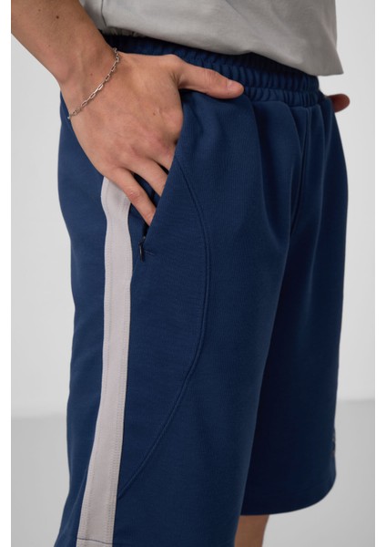 Parlament Yüzeyi Dokulu Oversize Erkek Şort - 81288 indirimleri