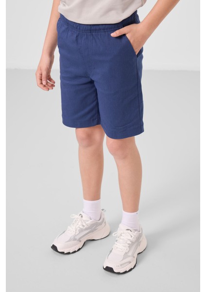 Taş-Parlament Pamuklu Oversize Fit Dokuma Hafif Esnek Chino Erkek Çocuk Şort Takım - 11278 fırsatları