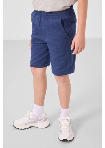 Taş-Parlament Pamuklu Oversize Fit Dokuma Hafif Esnek Chino Erkek Çocuk Şort Takım - 11277 fırsatları