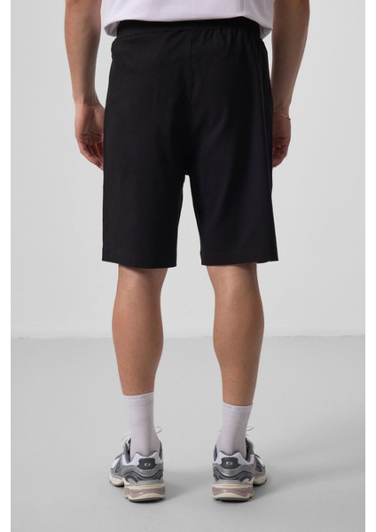 Siyah Standart Fit Dokuma Hafif Esnek Chino Erkek Şort - 81290 indirimleri