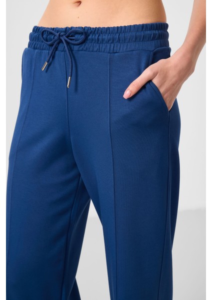 Parlament Yumuşak Dokulu Cepli Ön Dikiş Detaylı Kadın Palazzo Pantolon - 94670 modelleri