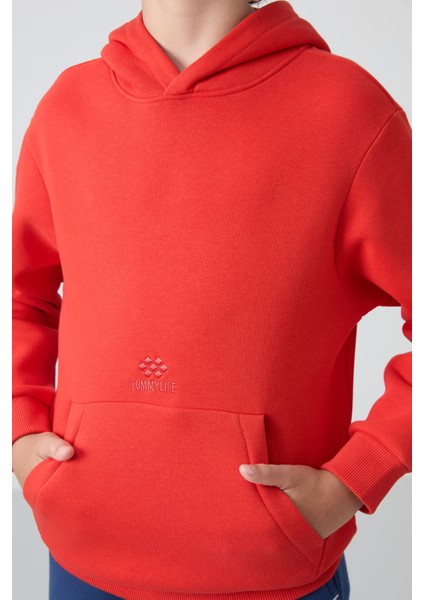 Fiesta Pamuklu Kalın İçi Tüylü Yumuşak Dokulu Standart Fit Baskılı Erkek Çocuk Sweatshirt - 11215 fiyatları