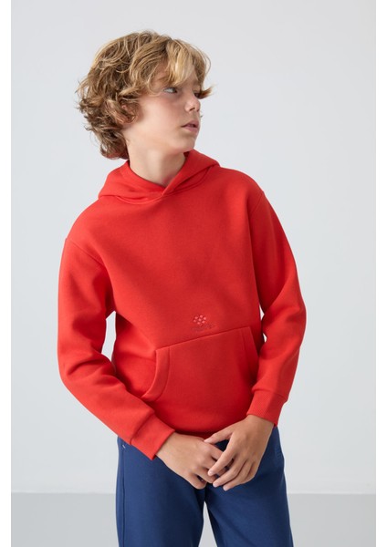 Fiesta Pamuklu Kalın İçi Tüylü Yumuşak Dokulu Standart Fit Baskılı Erkek Çocuk Sweatshirt - 11215 modelleri