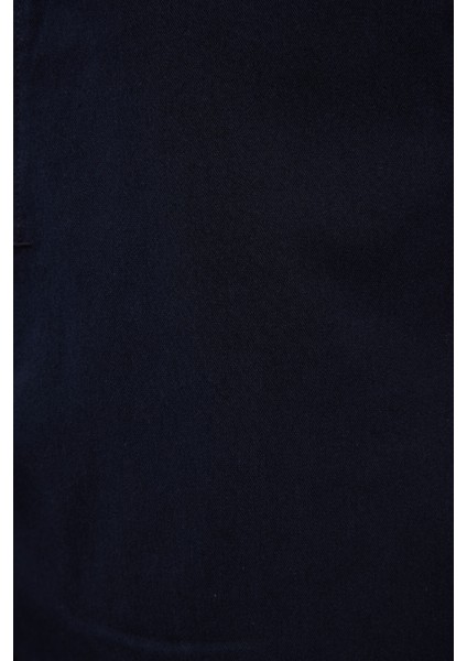 Lacivert Standart Fit Dokuma Hafif Esnek Chino Erkek Şort - 81291 indirimleri