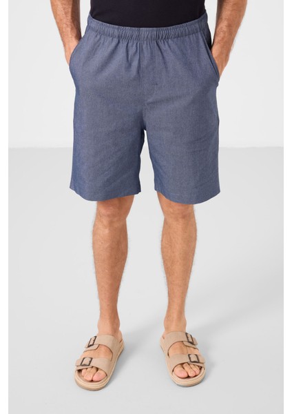 Kot Lacivert Standart Fit Dokuma Hafif Esnek Chino Erkek Şort - 81291 fiyatları