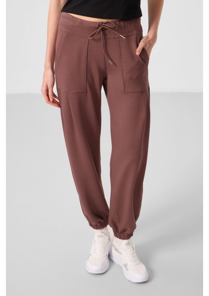 Kahverengi Yumuşak Dokulu Cep Detalı Rahat Form Kadın Pantolon - 94672 fiyatları