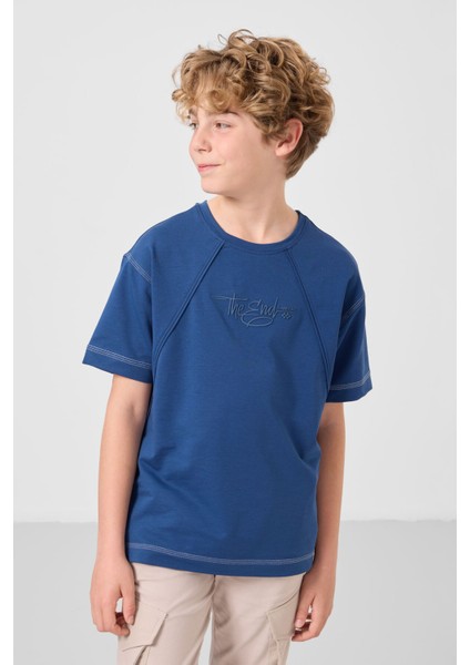 Parlament Pamuklu Yumuşak Dokulu Oversize Baskılı Erkek Çocuk T-Shirt - 11285 fırsatları