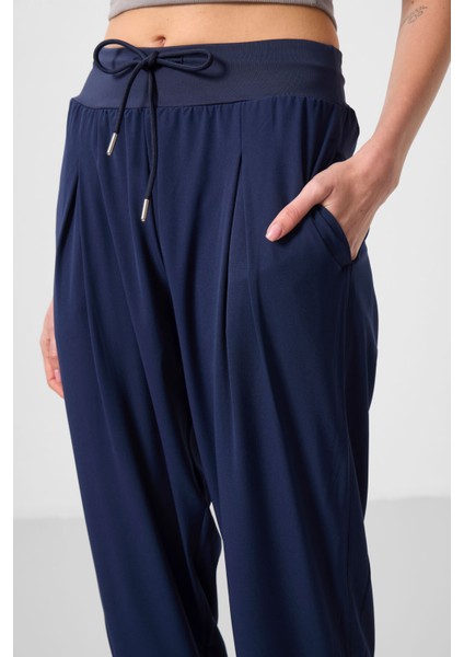 Indigo Polyester Cepli Standart Kalıp Kadın Pantolon - 94677 fırsatları