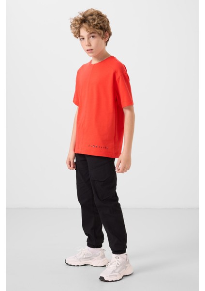 Fiesta Pamuklu Yumuşak Dokulu Oversize Basic Erkek Çocuk T-Shirt - 11297 fiyatları