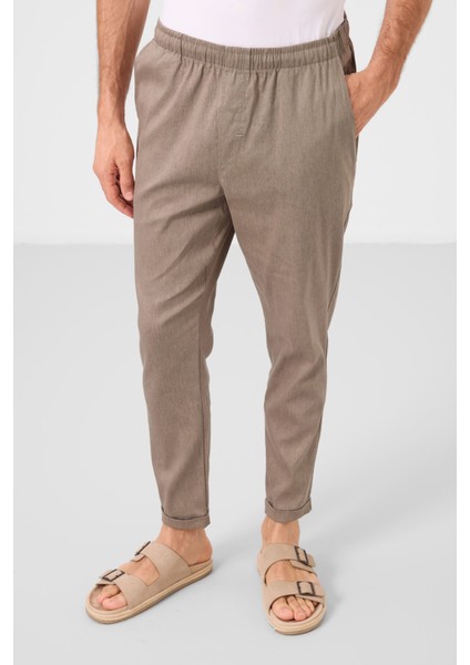 Camel Standart Fit Dokuma Hafif Esnek Chino Erkek Pantolon - 82178 fiyatları
