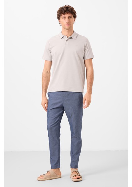 Kot Lacivert Standart Fit Dokuma Hafif Esnek Chino Erkek Pantolon - 82179 indirimleri