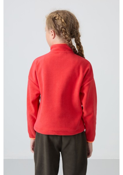 Fiesta Kalın Yumuşak Dokulu Standart Fit Nakışlı Polar Kız Çocuk Sweatshirt - 75151 indirimleri