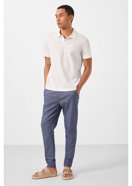 Kot Lacivert Standart Fit Dokuma Hafif Esnek Chino Erkek Pantolon - 82180 modelleri