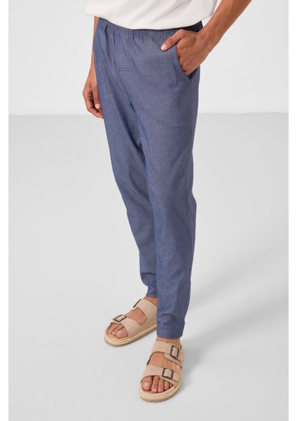 Kot Lacivert Standart Fit Dokuma Hafif Esnek Chino Erkek Pantolon - 82180 fırsatları