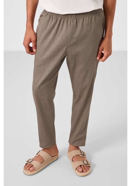 Camel Standart Fit Dokuma Hafif Esnek Chino Erkek Pantolon - 82179 fiyatları