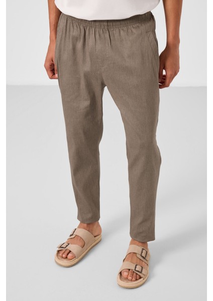 Camel Standart Fit Dokuma Hafif Esnek Chino Erkek Pantolon - 82179 modelleri
