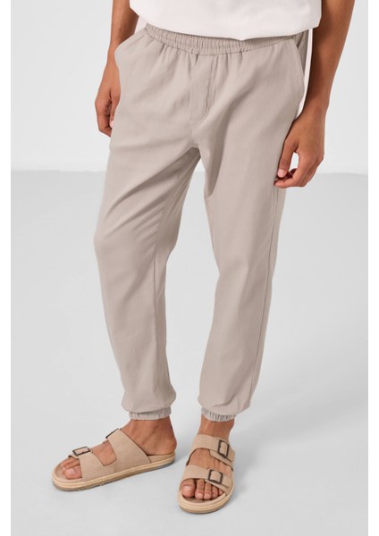 Taş Standart Fit Dokuma Hafif Esnek Chino Erkek Pantolon - 82176 fırsatları
