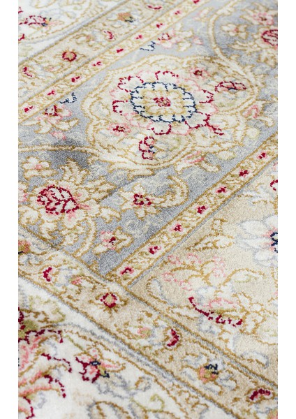 Shuksan Çerçeveli Kırmızı Viskon Dikdörtgen Modern Desenli Akrilik Hav Vermeyen Leke Tutmayan Kolay Temizlenen Yumuşak Makine Salon Yolluk Mutfak Halı fırsatları