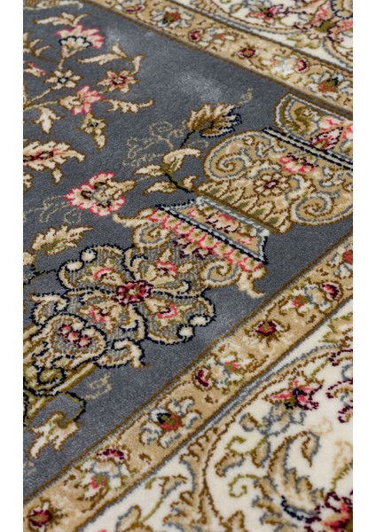 Shuksan Çerçeveli Kırmızı Viskon Dikdörtgen Modern Desenli Akrilik Hav Vermeyen Leke Tutmayan Kolay Temizlenen Yumuşak Makine Salon Yolluk Mutfak Halı indirimleri