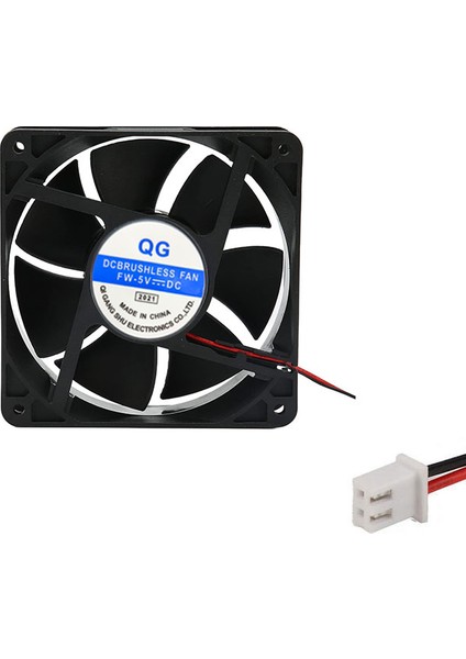 5V 8cm 2 Pinli Fan 8cm x 8cm x 2.5cm Dc 5V Fan fırsatları