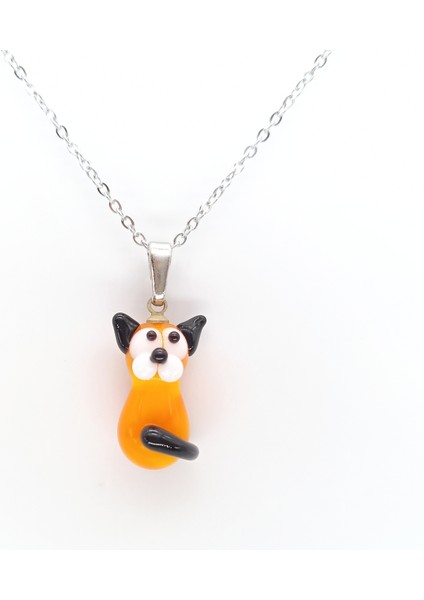 Kedi Kolye Murano Cam El Yapımı fiyatları