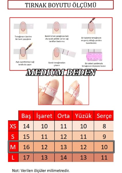 Medıum Beden Siyah Kedi Gözü Tırnak Orta Badem 10 Adet Takma Tırnak Seti Kutulu T139 fiyatları