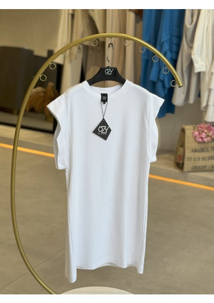 Vatka Görünümlü Uzun T-Shirt fırsatları