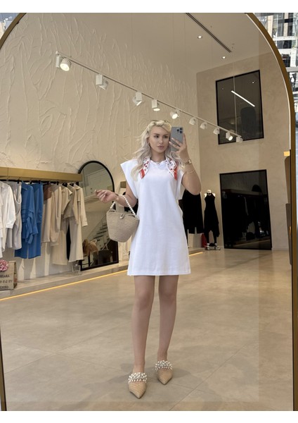 Vatka Görünümlü Uzun T-Shirt indirimleri