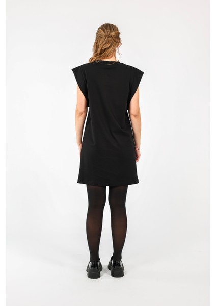 Vatka Görünümlü Uzun T-Shirt