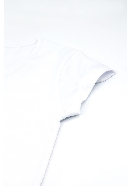 Kadın T-Shirt Yarım Kollu V Yaka (%96 Pamuk - %4 Elastan) indirimleri