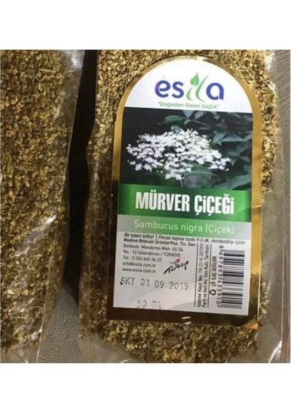 Poşet Mürver Çiçeği 50 Gr.