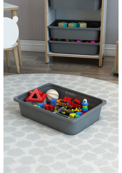 Montessori Oyuncak Dolabı Kutusu Saklama Kutusu 41X30.5X10 Çocuklar Için Aktivite Kutusu 4 Adet fiyatları