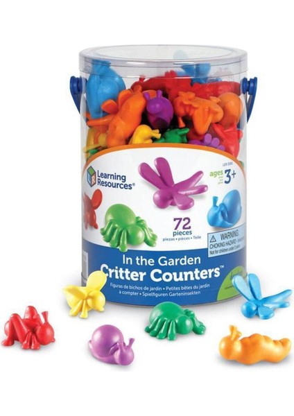 Bahçede Plastik Böcekler 72 Parça modelleri