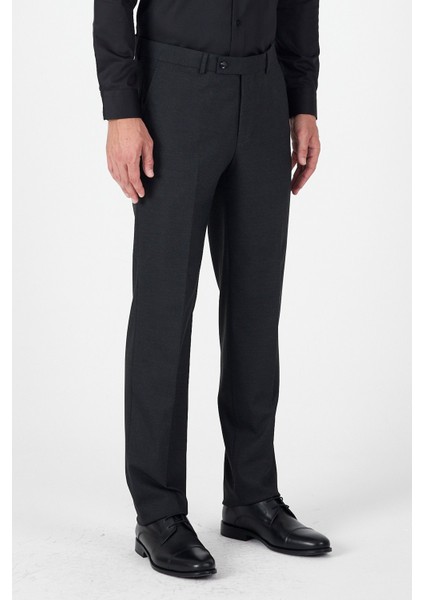 Antrasit Yan Cep Açık Paça Düz Comfort Fit Esnek Pantolon 1003250914 fırsatları