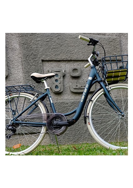 Juliet V - 28 Jant 17'' 43CM (Xs - S) Kadro Şehir Bisikleti - Mat Mavi / Krom Krem fiyatları