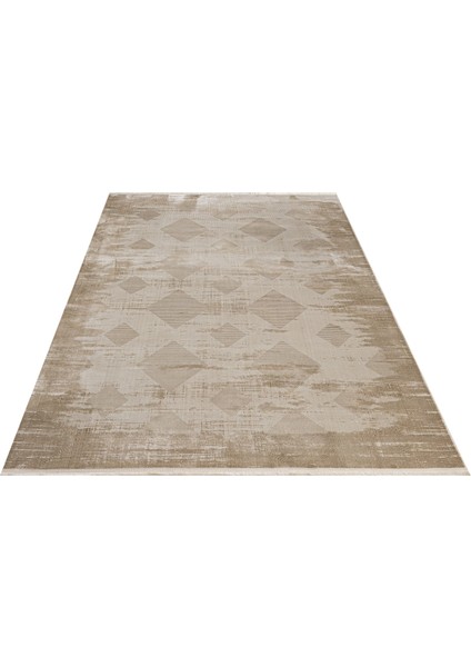 Antonia Modern Bej Mikrofiber Dikdörtgen Modern Desenli Akrilik Hav Vermeyen Leke Tutmayan Kolay Temizlenen Yumuşak Makine Salon Yolluk Mutfak Halı fiyatları