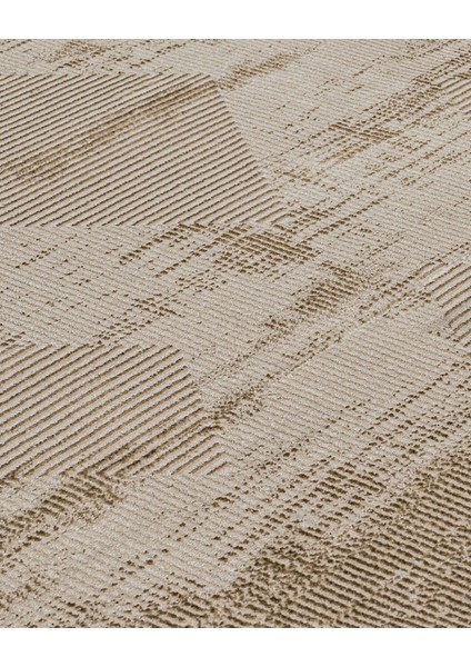 Antonia Modern Bej Mikrofiber Dikdörtgen Modern Desenli Akrilik Hav Vermeyen Leke Tutmayan Kolay Temizlenen Yumuşak Makine Salon Yolluk Mutfak Halı modelleri