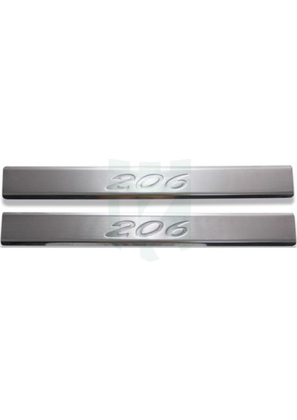 Kapı Eşiği Krom 2 Parça 206 Sw 1998-2012 Arası Modeller Için