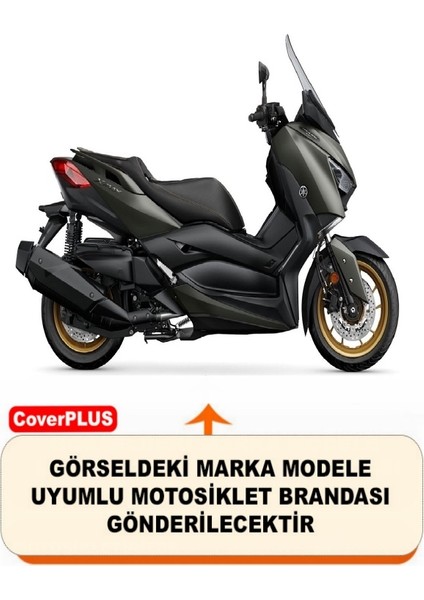 Yamaha X-Max 400 Pro Arka Çanta Uyumlu Branda Siyah Kırmızı-Dikişli Reflektörlü Motosiket Brandası Motor Örtüsü Çadır Su Geçirmez Motosiklet Kılıfı Motor Brandası fiyatları