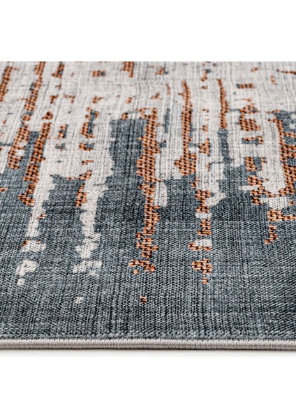 Pravallika Gri Modern Etnik Desenli Bambu Makinada Yıkanabilir Hav Toz Vermez Leke Tutmayan Kaymaz Taban Dijital Makine Baskı Salon Yolluk Mutfak Halı modelleri