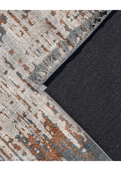 Pravallika Gri Modern Etnik Desenli Bambu Makinada Yıkanabilir Hav Toz Vermez Leke Tutmayan Kaymaz Taban Dijital Makine Baskı Salon Yolluk Mutfak Halı fırsatları