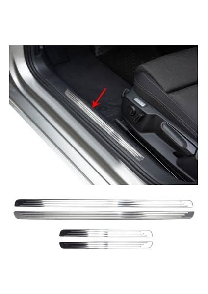 Iç Eşik Krom 4 Parça Passat B6 3c Sd 2005-2015 Arası Modeller Için fiyatları